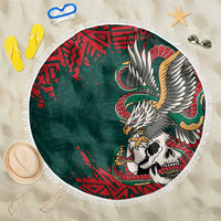 El Tri Mexico World Football 2026 Beach Blanket Mexican Pride Of Aztecs