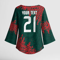 El Tri Mexico World Football 2026 Custom Kimono Sleeve Blouse Mexican Pride Of Aztecs