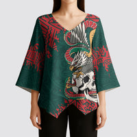 El Tri Mexico World Football 2026 Custom Kimono Sleeve Blouse Mexican Pride Of Aztecs
