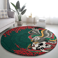 El Tri Mexico World Football 2026 Round Carpet Mexican Pride Of Aztecs