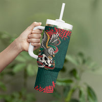 El Tri Mexico World Football 2026 Custom Tumbler With Handle Mexican Pride Of Aztecs