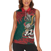 El Tri Mexico World Football 2026 Custom Women Sleeveless Polo Shirt Mexican Pride Of Aztecs