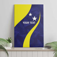 Felis dia di Bandera Curacao Personalized Canvas Wall Art Curacao Flag Style - Wonder Print Shop
