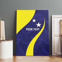 Felis dia di Bandera Curacao Personalized Canvas Wall Art Curacao Flag Style - Wonder Print Shop