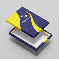 Felis dia di Bandera Curacao Personalized Canvas Wall Art Curacao Flag Style - Wonder Print Shop