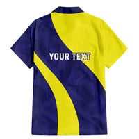 Felis dia di Bandera Curacao Personalized Family Matching Mermaid Dress and Hawaiian Shirt Curacao Flag Style - Wonder Print Shop