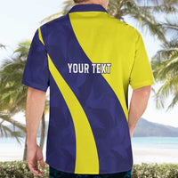 Felis dia di Bandera Curacao Personalized Hawaiian Shirt Curacao Flag Style - Wonder Print Shop