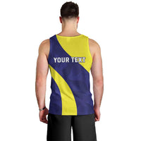 Felis dia di Bandera Curacao Personalized Men Tank Top Curacao Flag Style - Wonder Print Shop