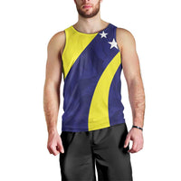 Felis dia di Bandera Curacao Personalized Men Tank Top Curacao Flag Style - Wonder Print Shop