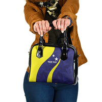 Felis dia di Bandera Curacao Personalized Shoulder Handbag Curacao Flag Style - Wonder Print Shop