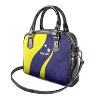 Felis dia di Bandera Curacao Personalized Shoulder Handbag Curacao Flag Style - Wonder Print Shop
