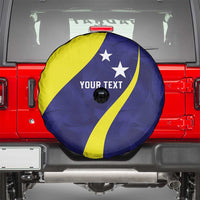 Felis dia di Bandera Curacao Personalized Spare Tire Cover Curacao Flag Style - Wonder Print Shop