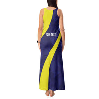 Felis dia di Bandera Curacao Personalized Tank Maxi Dress Curacao Flag Style - Wonder Print Shop