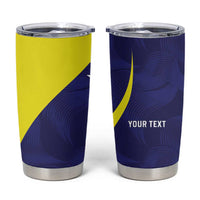 Felis dia di Bandera Curacao Personalized Tumbler Cup Curacao Flag Style - Wonder Print Shop