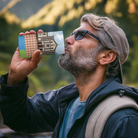 Feliz Dia de Madeira Personalized 4 in 1 Can Cooler Tumbler Traditional Palheiros Straw-roofed Houses - Wonder Print Shop