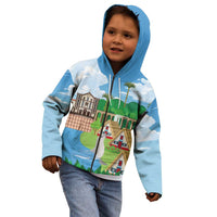 Feliz Dia de Madeira Personalized Kid Hoodie Traditional Palheiros Straw-roofed Houses - Wonder Print Shop