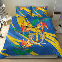 Bird of Paradise Flower Madeira Personalized Bedding Set - Wonder Print Shop