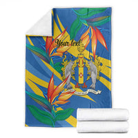 Bird of Paradise Flower Madeira Personalized Blanket - Wonder Print Shop
