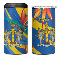 Bird of Paradise Flower Madeira Personalized 4 in 1 Can Cooler Tumbler - Wonder Print Shop