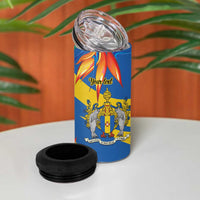 Bird of Paradise Flower Madeira Personalized 4 in 1 Can Cooler Tumbler - Wonder Print Shop
