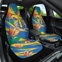 Bird of Paradise Flower Madeira Personalized Car Seat Cover - Wonder Print Shop
