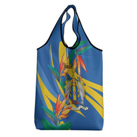 Bird of Paradise Flower Madeira Personalized Grocery Bag - Wonder Print Shop