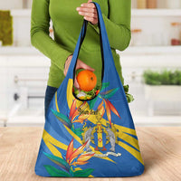 Bird of Paradise Flower Madeira Personalized Grocery Bag - Wonder Print Shop