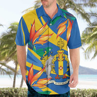 Bird of Paradise Flower Madeira Personalized Hawaiian Shirt - Wonder Print Shop