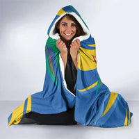 Bird of Paradise Flower Madeira Personalized Hooded Blanket - Wonder Print Shop