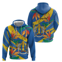 Bird of Paradise Flower Madeira Personalized Hoodie - Wonder Print Shop