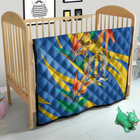 Bird of Paradise Flower Madeira Personalized Quilt - Wonder Print Shop