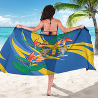 Bird of Paradise Flower Madeira Personalized Sarong - Wonder Print Shop