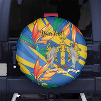 Bird of Paradise Flower Madeira Personalized Spare Tire Cover - Wonder Print Shop