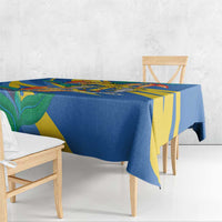 Bird of Paradise Flower Madeira Personalized Tablecloth - Wonder Print Shop