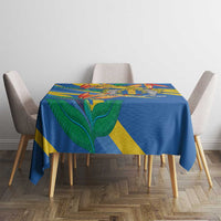 Bird of Paradise Flower Madeira Personalized Tablecloth - Wonder Print Shop