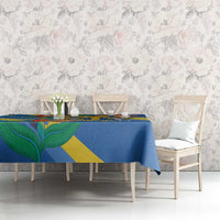 Bird of Paradise Flower Madeira Personalized Tablecloth - Wonder Print Shop