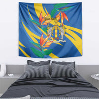 Bird of Paradise Flower Madeira Personalized Tapestry - Wonder Print Shop