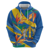 Bird of Paradise Flower Madeira Personalized Zip Hoodie - Wonder Print Shop