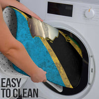 Kilimanjaro Tanzania Bathroom Set Grunge Flag Map of Tanzania - Wonder Print Shop