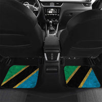 Kilimanjaro Tanzania Car Mats Grunge Flag Map of Tanzania - Wonder Print Shop