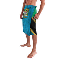 Kilimanjaro Tanzania Lavalava Grunge Flag Map of Tanzania - Wonder Print Shop