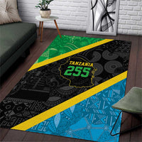Tanzania 255 Area Rug African Mix Pattern Flag Motif - Wonder Print Shop