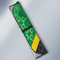 Tanzania 255 Auto Sun Shade African Mix Pattern Flag Motif - Wonder Print Shop