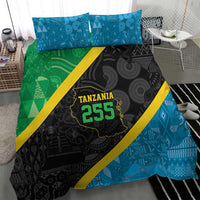 Tanzania 255 Bedding Set African Mix Pattern Flag Motif - Wonder Print Shop