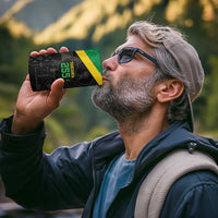 Tanzania 255 4 in 1 Can Cooler Tumbler African Mix Pattern Flag Motif - Wonder Print Shop