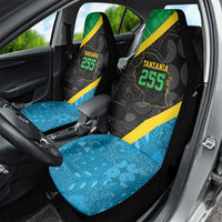 Tanzania 255 Car Seat Cover African Mix Pattern Flag Motif - Wonder Print Shop
