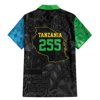 Tanzania 255 Family Matching Mermaid Dress and Hawaiian Shirt African Mix Pattern Flag Motif - Wonder Print Shop