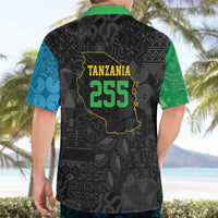 Tanzania 255 Hawaiian Shirt African Mix Pattern Flag Motif - Wonder Print Shop