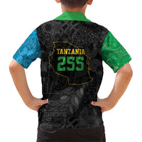 Tanzania 255 Hawaiian Shirt African Mix Pattern Flag Motif - Wonder Print Shop