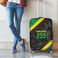 Tanzania 255 Luggage Cover African Mix Pattern Flag Motif - Wonder Print Shop